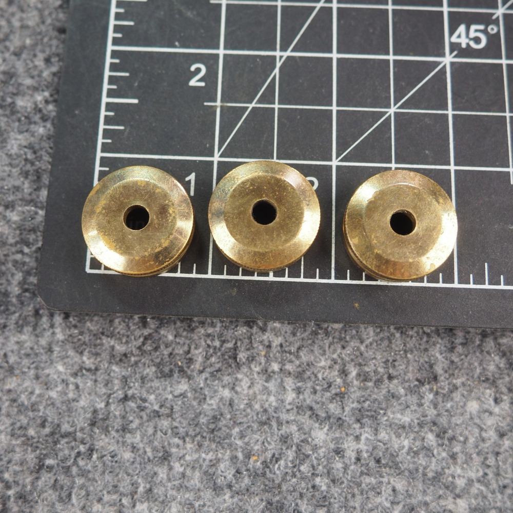 Holton C602R Cornet Bottom Caps Set of 3 Vintage Replacement Parts